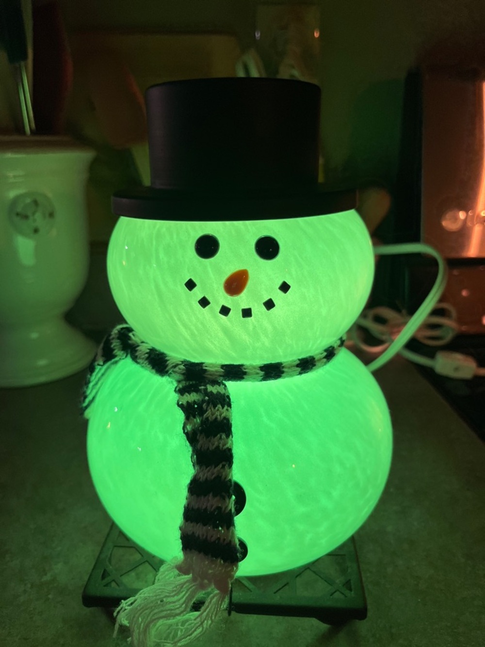 Snow Cute Scentsy used cleaned Currently has green light.
